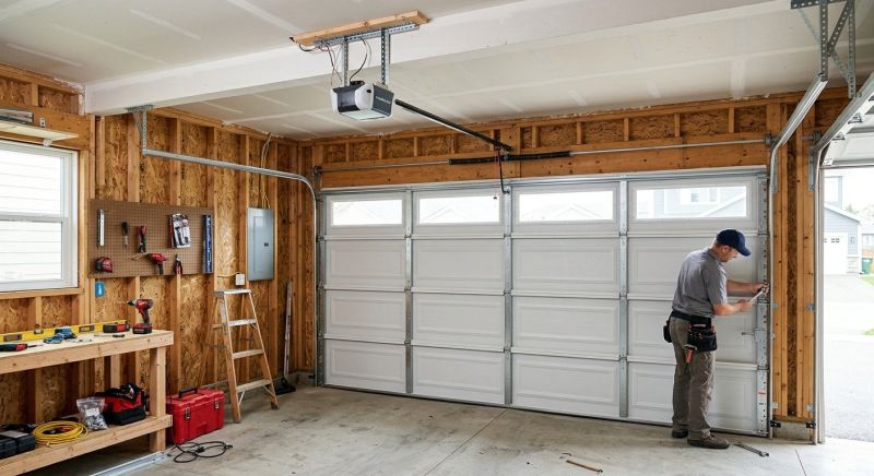 Four Car Garage Installation in Pearland, TX