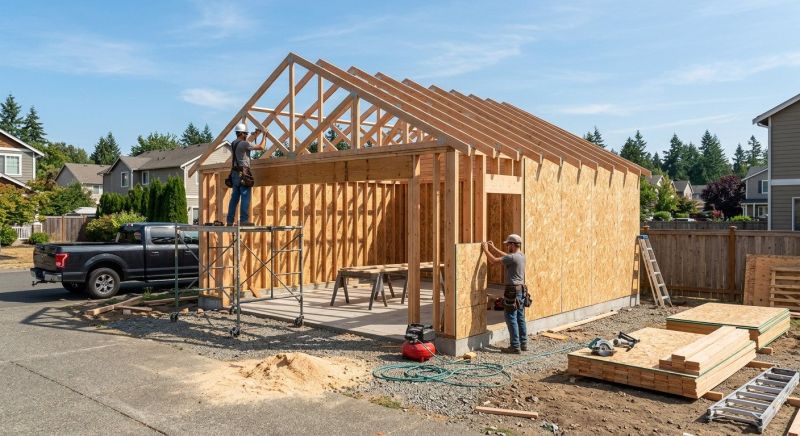 Garage Construction in Cypress, TX