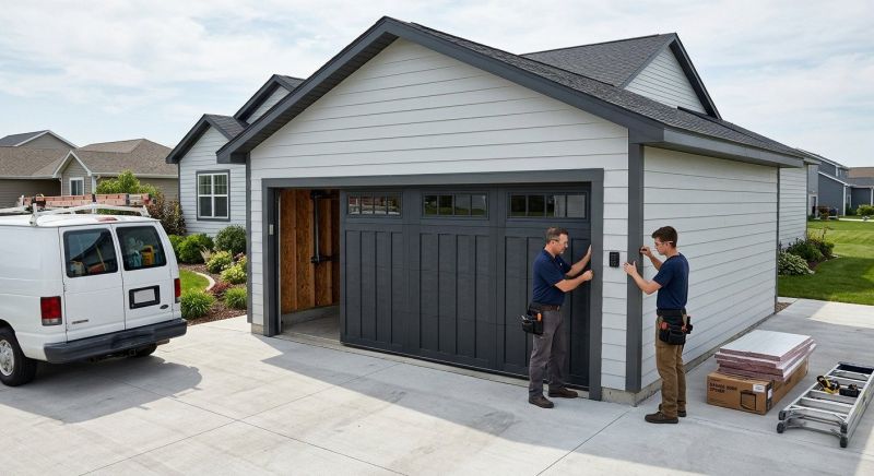 Three Car Garage Installation in Houston, TX