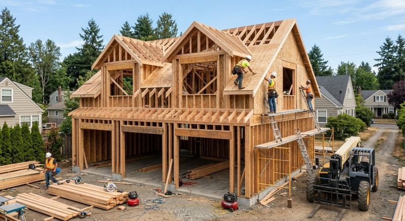 Two Story Garage Construction in Charleston, SC