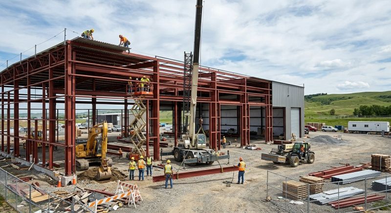 Warehouse Garage Construction in North Charleston, SC