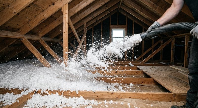 Blown Insulation Installation in Georgetown, TX