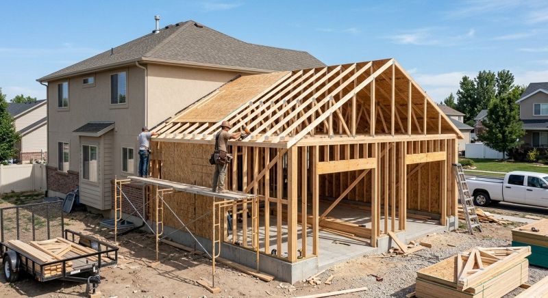 Garage Addition Installation in Cypress, TX