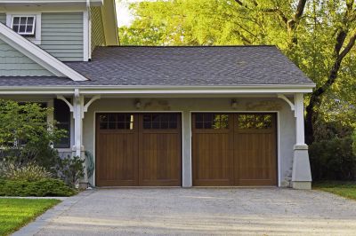 Classic Wooden Garage Door