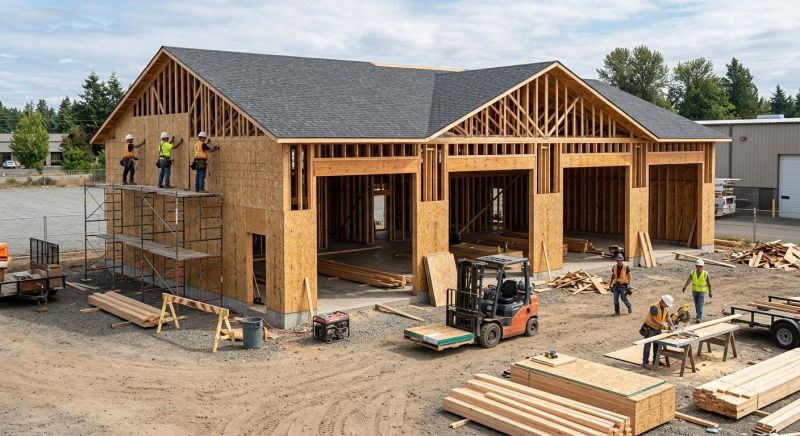 Warehouse Garage Construction in Summerville, SC